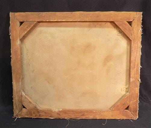 Wall Art - 1920s Sweet Laura Lee Depression Era Folk Art Paint Canvas Plexi, Original J by The Old Grainery