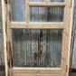 Antique French Single Door (33x81) Glass Pane Door with Jamb, Encased Door T44