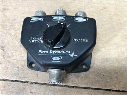 Para Dynamics PDC 3HD Co-Ax Switch, Vintage Ham Radio