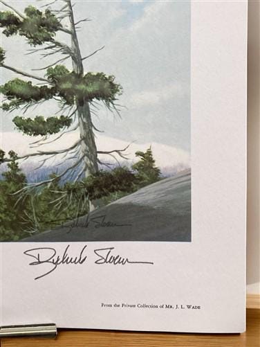Art & Collectibles > Prints > Lithographs - Richard Sloan, Bald Eagle, Signed Print, 28x22, Wade Collection, Plate 40 by T...