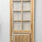 Antique French Single Door (32x93.5) Glass Pane Door with Jamb, Encased Door T36