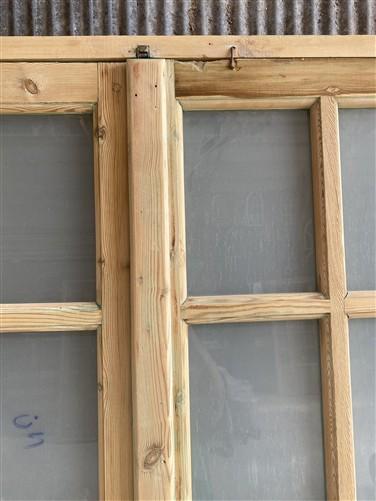 Antique French Double Doors (71x88) Frosted Glass European SideLite Jamb C2