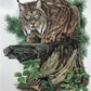 Art & Collectibles > Prints > Lithographs - Richard Timm, Lynx, Signed Print, 28x22 Wade Collection, Plate 27 by The Old G...