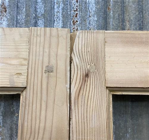 French Double Door (32.25x80.5) 8 Pane Glass Door European Styled, EM36-A