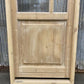 Antique French Single Door (27.5x82) Glass Pane Door with Jamb, Encased Door T57