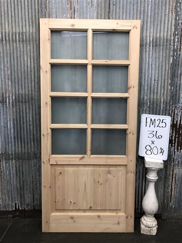 Home & Living > Home Improvement > Doors & Locks > Doors - French Single Door (36x80.75) 8 Pane Frosted Glass Door Europea...