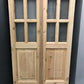 French Double Door (32.5x80.75) 8 Pane Frosted Glass Door European Styled EM43