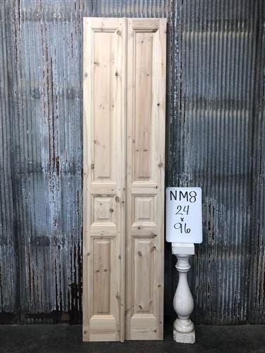 French Double Doors (24x96) Raised Panel Doors, European Styled Doors NM8