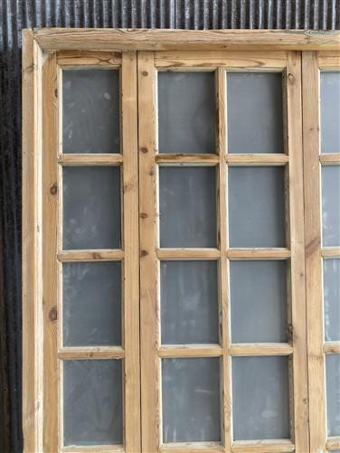 Antique French Double Doors (71x88) Frosted Glass European SideLite Jamb C12