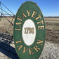 Art & Collectibles > Collectibles > Advertisements - Lafayette 1798 Tavern Sign, Vintage Wood Advertising Sign, Tavern, Di...