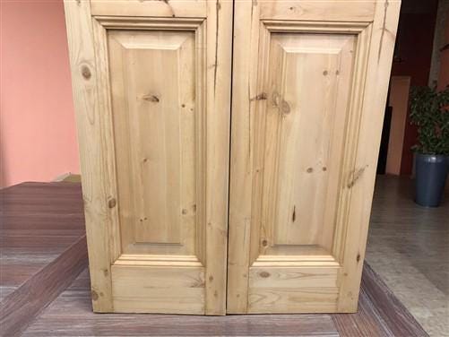 French Double Doors (32x96) Raised Panel Doors, European Styled Doors NM10