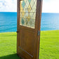 Home & Living > Home Improvement > Doors & Locks > Doors - Antique Single Door (40x79.5) Stained Glass Paneled Church Door...
