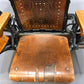 4 Wood Iron Folding Theater Seats, Auditorium Seats, Entryway Bench, D15