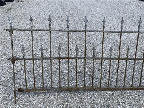 Wrought Iron Vintage Fence Panel (97.5x37.5) Architectural Salvage, Garden A18