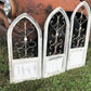 Home & Living > Home Decor > Wall Decor > Wall Hangings - 3 French Country Wood Metal Window Frame, Architectural Frame, F...