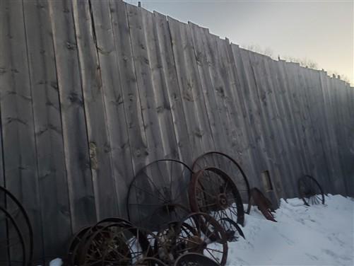 New Rustic Gray Barn Siding, Weather Lumber Wood Plank, Barn-Style Siding
