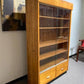 2 Sliding Door Display Cabinet, Vintage Display Case, Curio Cabinet, Showcase, G