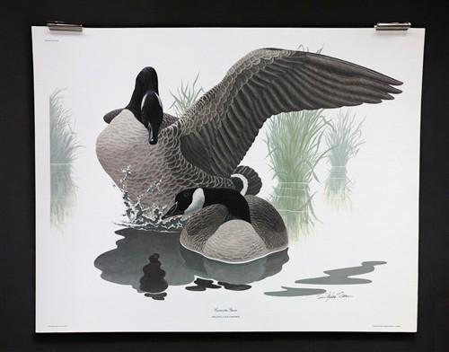 Art & Collectibles > Prints > Lithographs - Richard Sloan, Canada Goose, Signed Print, 11x14, Essay, Sketches, Plate 16 by...