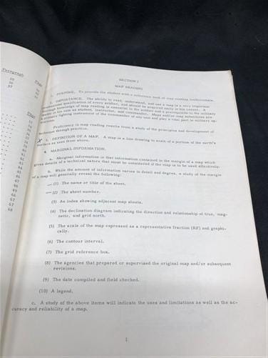 Art & Collectibles > Collectibles > Memorabilia > Militaria - 1969 Map & Arial Photograph Reading, United States Army Fort...