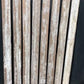 Craft Supplies & Tools > Raw Materials > Wood > Boards & Planks - 8 Reclaimed Wainscoting Bead Board Pieces, Architectural...