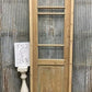 Antique French Single Door (25.5x80) Glass Pane Door with Jamb, Encased Door T52