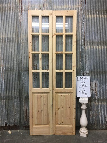 Home & Living > Home Improvement > Doors & Locks > Doors - French Double Door (36x96) 8 Pane Glass European Styled Door EM...