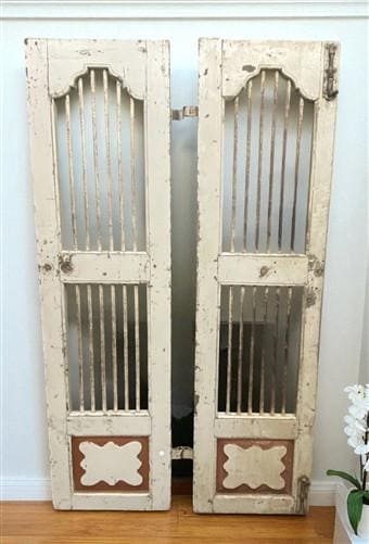 Home & Living > Home Improvement > Doors & Locks > Doors - Vintage Indian Garden Gates, Teak Meatal Carved Doors Architect...