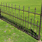 Wrought Iron Vintage Fence Panel (85.5x37) Architectural Salvage, Garden Art A31