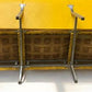 Home & Living > Furniture > Living Room Furniture > Couches & Loveseats - 3 Yellow Vinyl Sofas, Vintage 60s 70s Davenport...