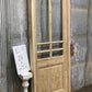 Antique French Single Door (29.5x88) Glass Pane Door with Jamb, Encased Door T24