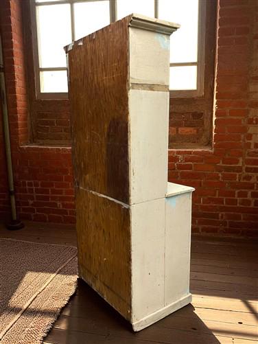 Home & Living > Furniture > Dining Room Furniture > Buffets & China Cabinets - Primitive Kitchen Cupboard, Vintage China H...