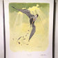 Richard Sloan, Peregrine Falcon, Signed Print, 28x22, Wade Collection, Plate 14