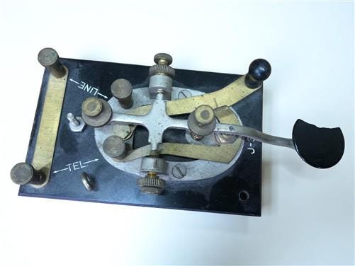 Vintage J-38 US Army Signal Corps Telegraph Key WWII Era Morse