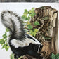 Art & Collectibles > Prints > Lithographs - Richard Timm, Striped Skunk, Signed Print, 28x22 Wade Collection, Plate 4 by T...