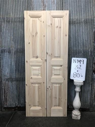 French Double Doors (32x80.5) Raised Panel Doors, European Styled Doors NM9