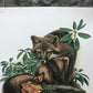 Art & Collectibles > Prints > Lithographs - Richard Timm, Gray Fox, Signed Print, 28x22 Wade Collection, Plate 19 by The O...