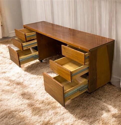 Home & Living > Furniture > Office Furniture > Desks - Mid Century Modern Desk, MCM Wood Furniture, Danish Modern, Library...