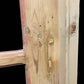 Antique French Single Door (31x78.5) Glass Pane Door with Jamb, Encased Door T41