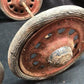 4 Wagon Wheels, Pedal Car, Garden Cart, Pumpkin Wagon, Vintage Goodyear A56
