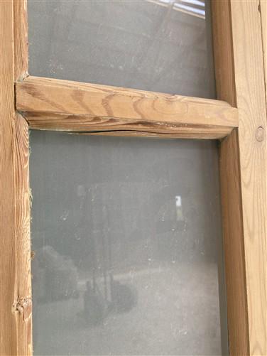 Antique French Double Doors (71x88) Frosted Glass European SideLite Jamb C4