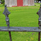 Wrought Iron Vintage Fence Panel (97x40) Architectural Salvage, Garden Art A25