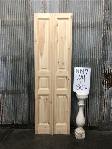 French Double Doors (24x80.5) Raised Panel Doors, European Styled Doors NM7