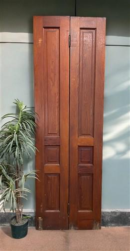 Home & Living > Home Improvement > Doors & Locks > Doors - Bifold Door Vintage American Doors (30x93) Three Panel, Pocket...