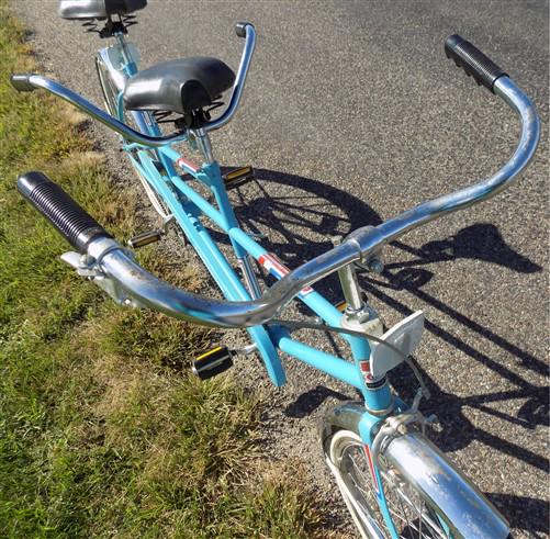 Toys & Games > Sports & Outdoor Recreation > Bikes & Cycling > Bicycles - 1970s Columbia Twosome Bicycle, Turquoise Tandem...