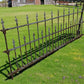 Wrought Iron Vintage Fence Panel (97x40) Architectural Salvage, Garden Art A25