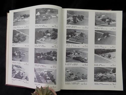 Books, Movies & Music > Books > History Books - 1955 Henry County Illinois Midwest History, Plat Maps, Aerial Homestead Ph...