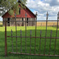 Home & Living > Outdoor & Gardening > Garden Decoration > Yard Art - Wrought Iron Vintage Fence Panel (95x36.5) Architectu...