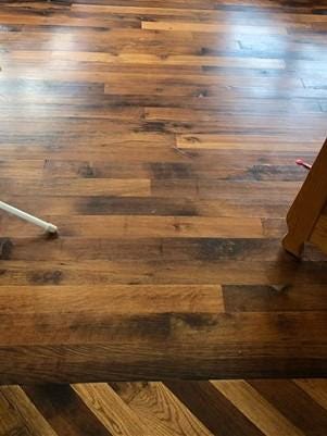 Home & Living > Home Improvement > Flooring - Smooth Top Reclaimed, Wood Flooring, Hardwood Floor Tongue Groove by The Old...