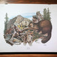 Art & Collectibles > Prints > Lithographs - Richard Timm, Pine Marten, Signed Print, 28x22 Wade Collection, Plate 39 by Th...