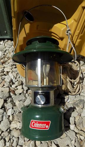 1976 Coleman Lantern Big Hat Model 228J, & Clamshell Carry Case